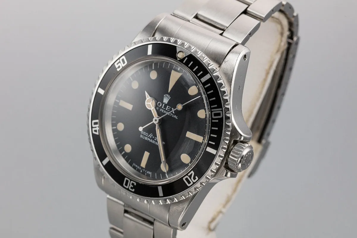 1971 Rolex Submariner 5513 Serif Dial