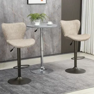 2 Swivel Bar Stools - ‎Light Gray