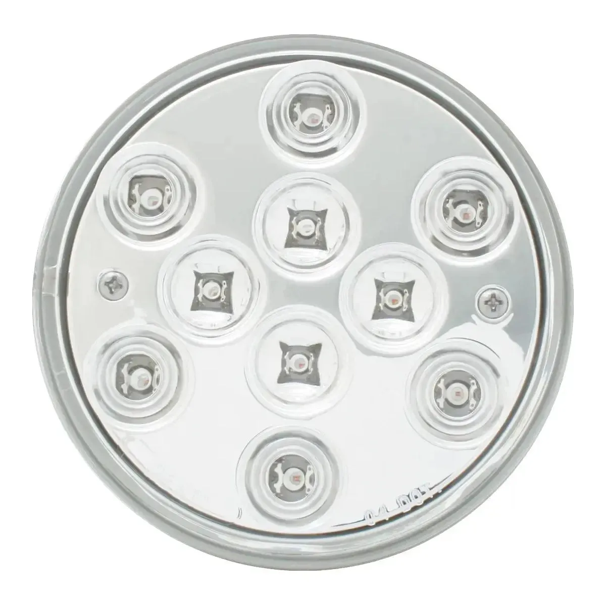 4" HIGHWAY WHITE/CLEAR 10 LED SEALED LIGHT