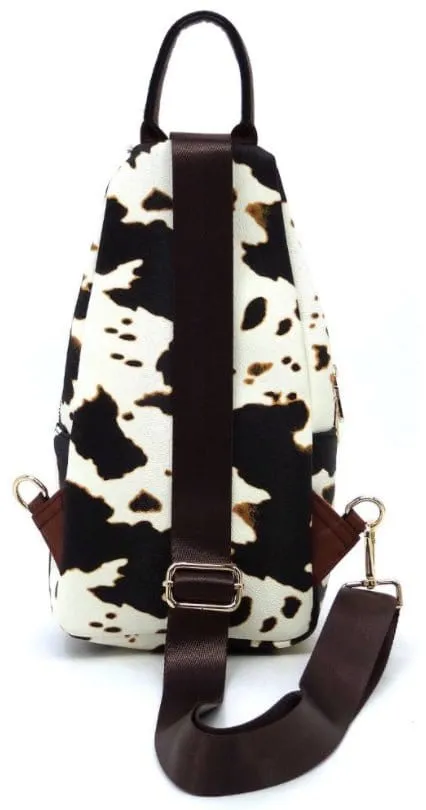 AD2766 Vegan Leather Fashion Sling Bag