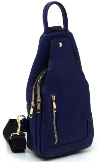 AD2766 Vegan Leather Fashion Sling Bag
