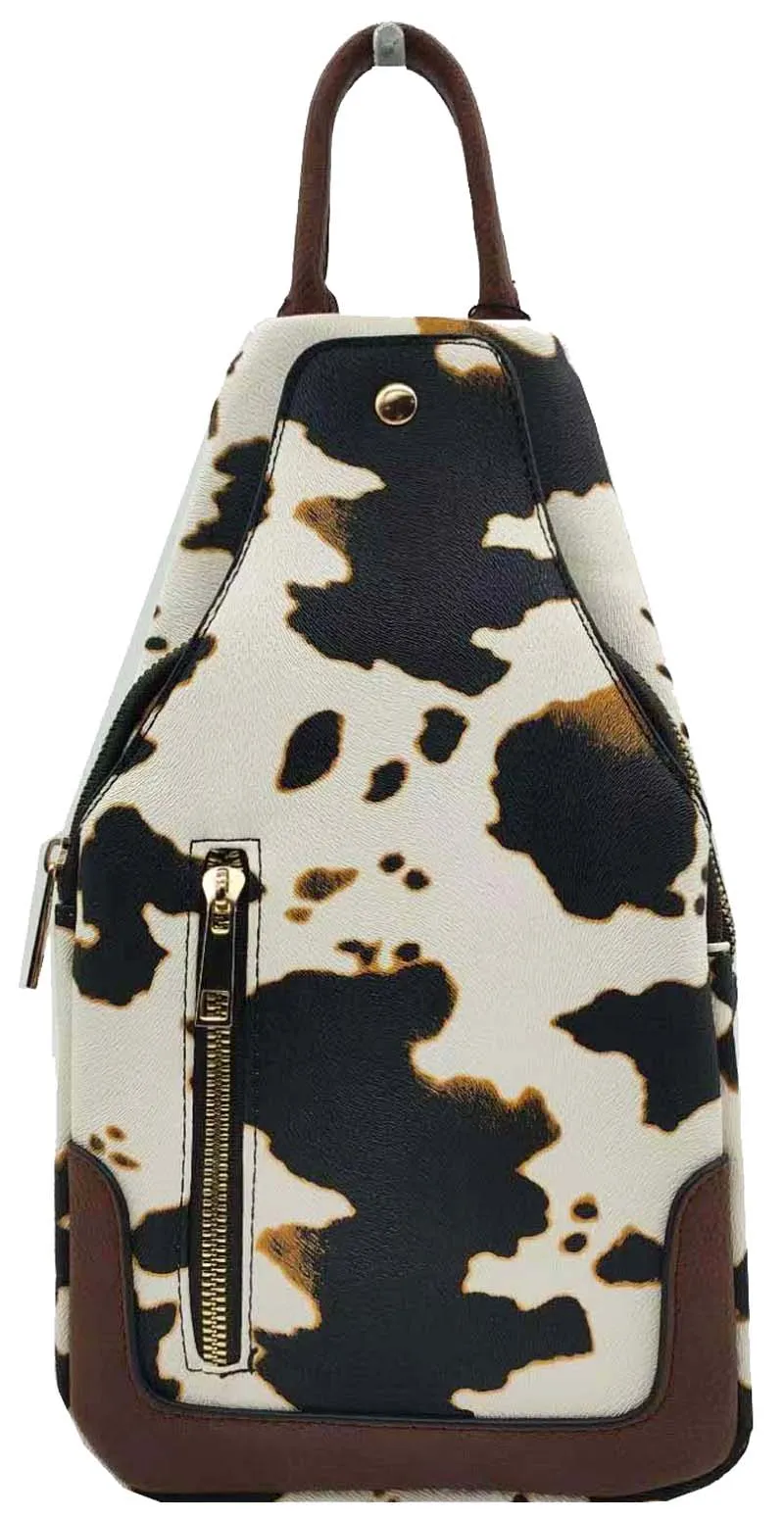 AD2766 Vegan Leather Fashion Sling Bag