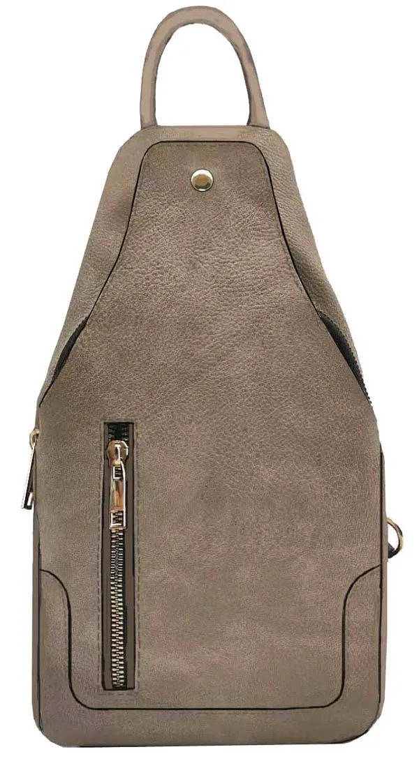 AD2766 Vegan Leather Fashion Sling Bag