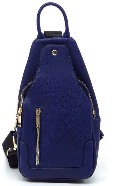 AD2766 Vegan Leather Fashion Sling Bag