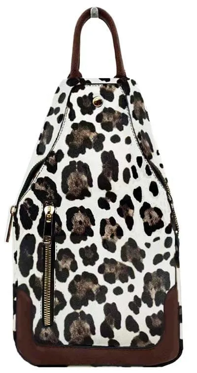 AD2766 Vegan Leather Fashion Sling Bag