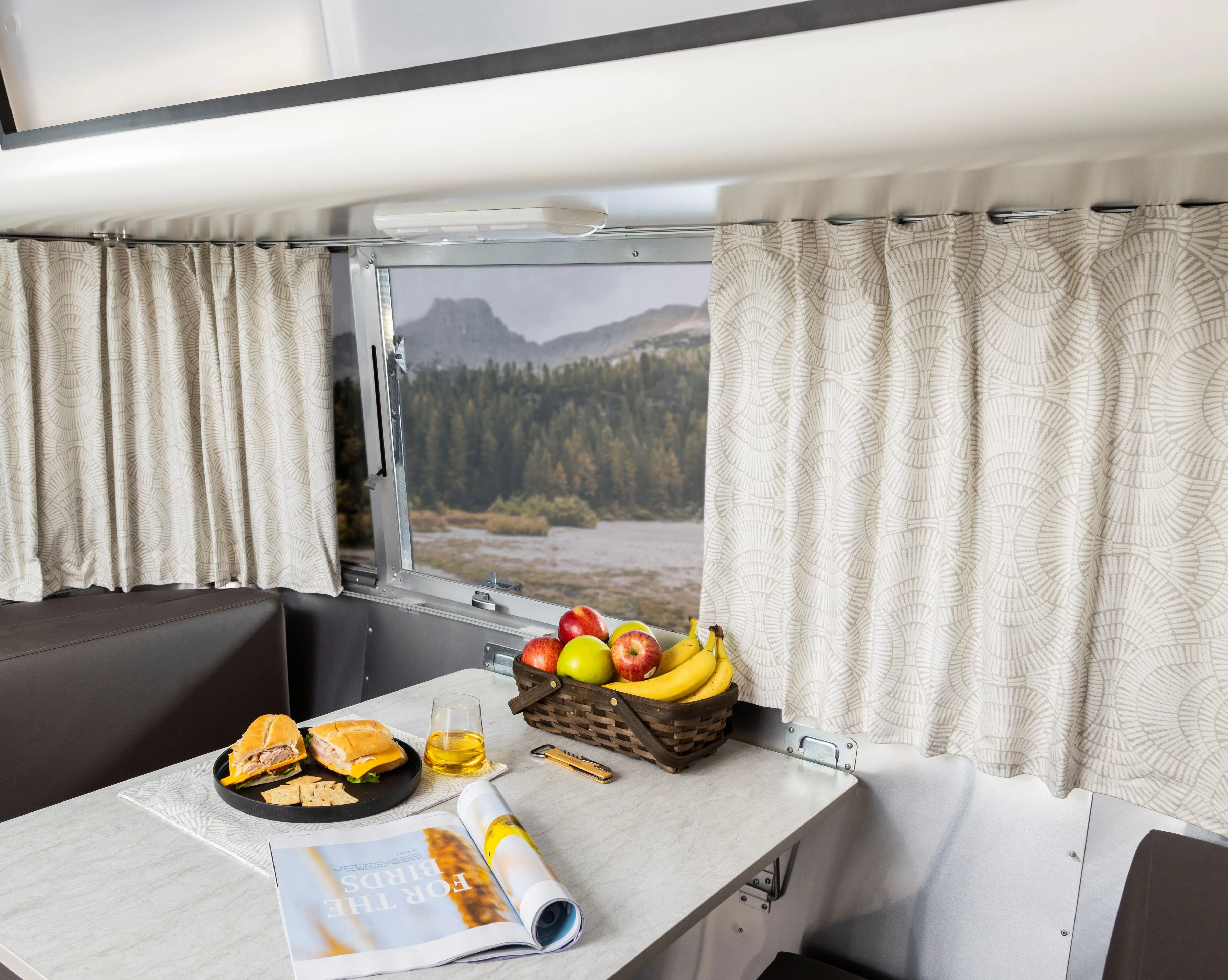 Airstream Printed Custom Curtains for Pendleton Travel Trailers