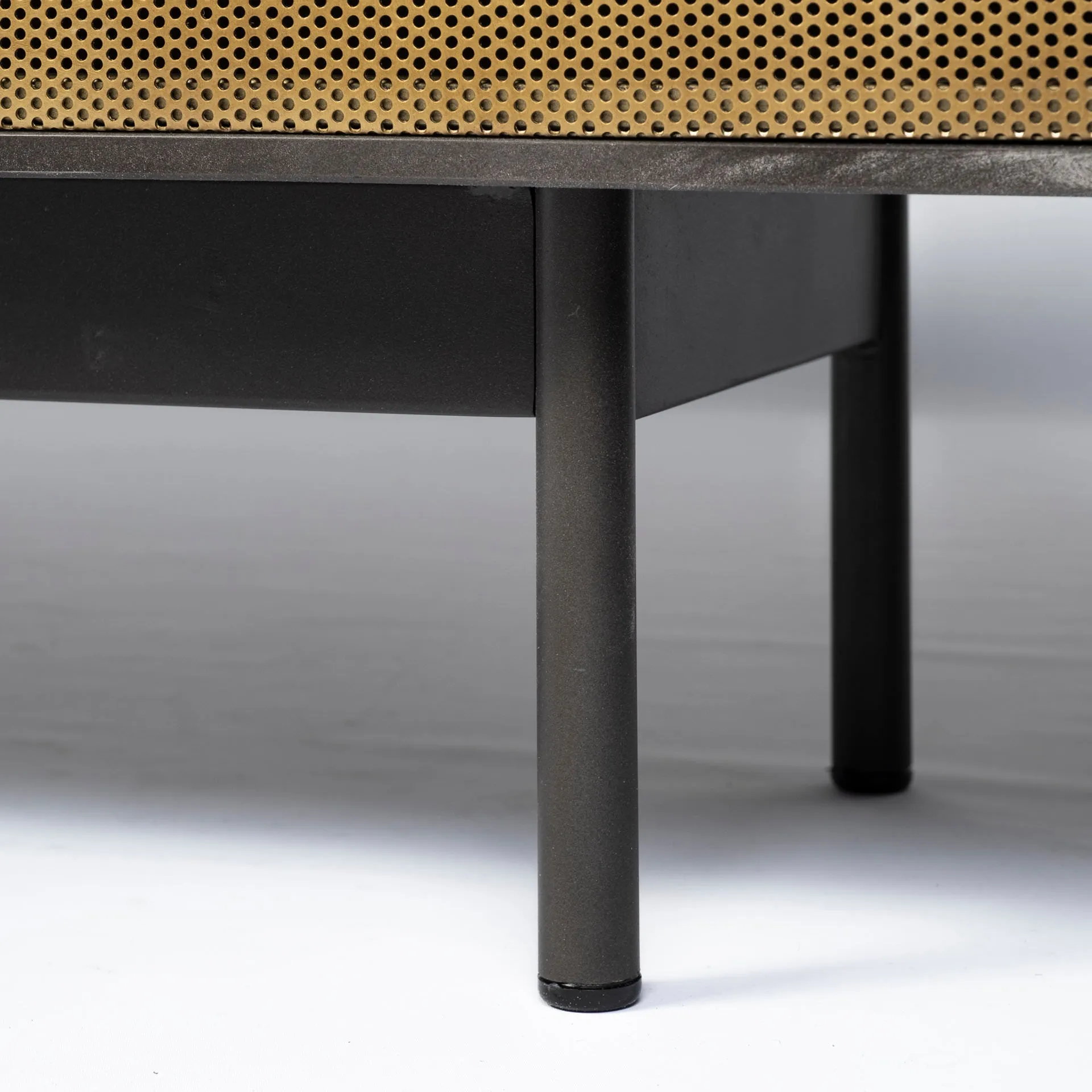 Baxter Brass and Matte Black Metal Sideboard