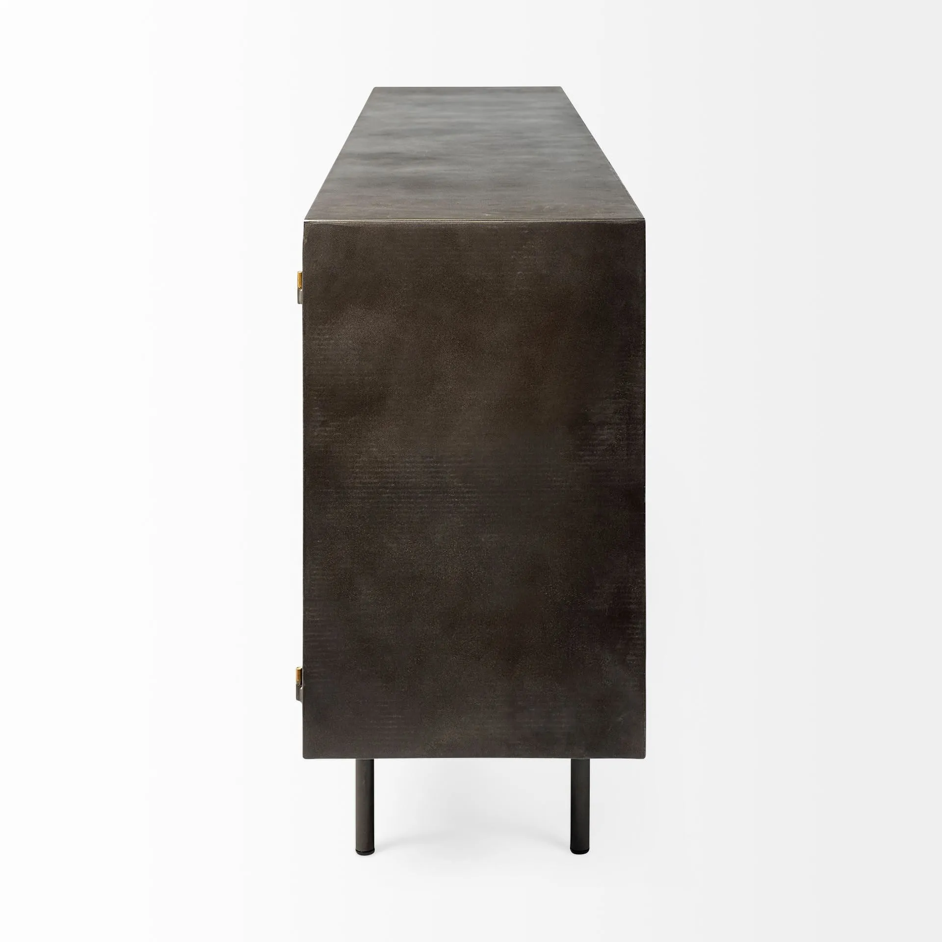 Baxter Brass and Matte Black Metal Sideboard