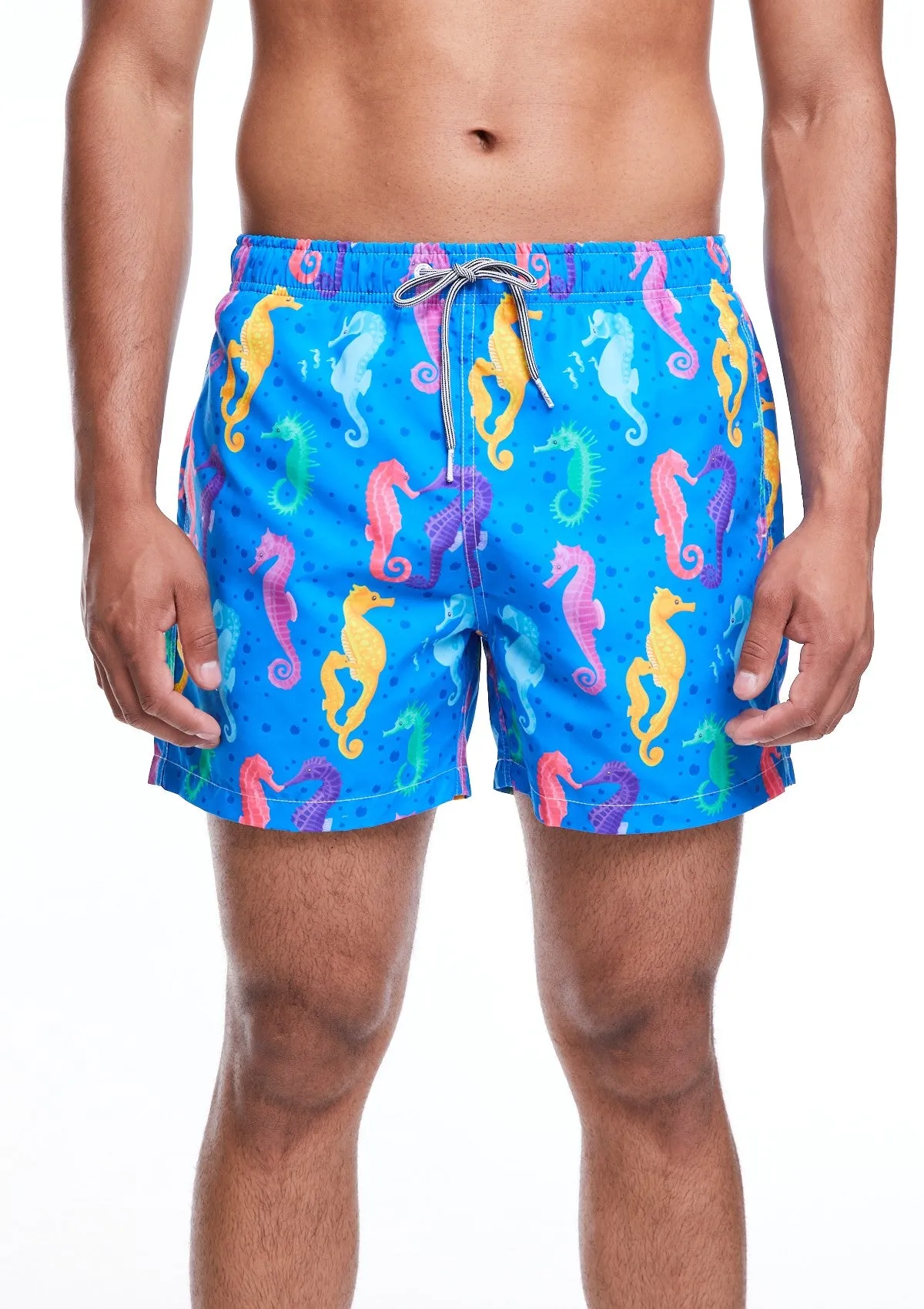 Boardies Seahorses Shortie Length Swim Shorts