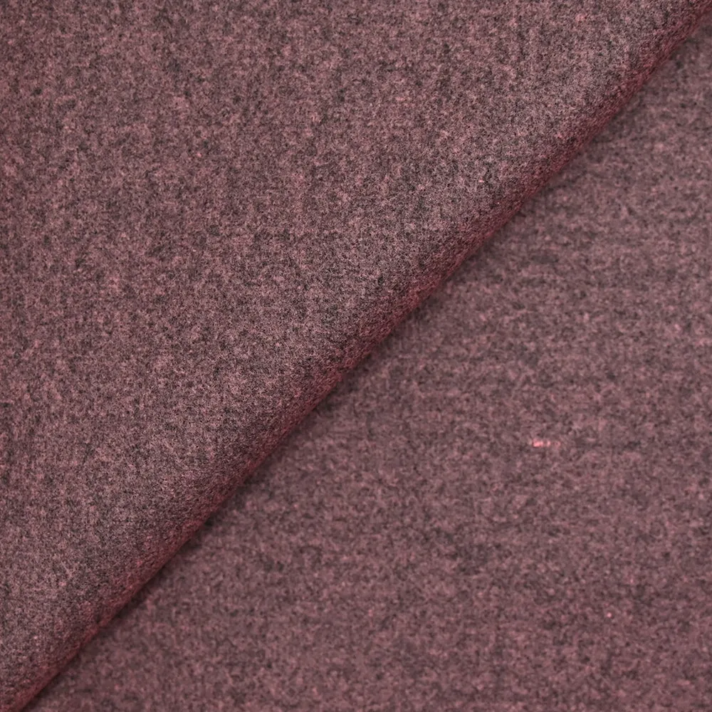 Caban polyester chiné rose