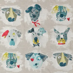 Dog Dogaholic Multi Jacquard Upholstery Drapery Fabric By The Yard