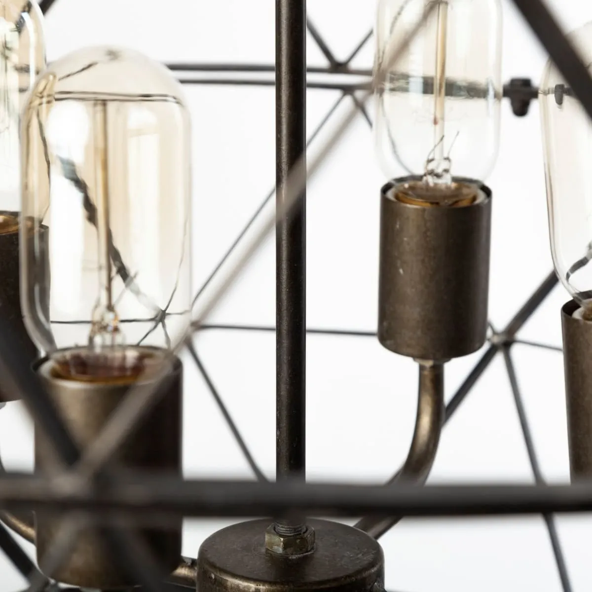 Dyson Chandelier Black Metal