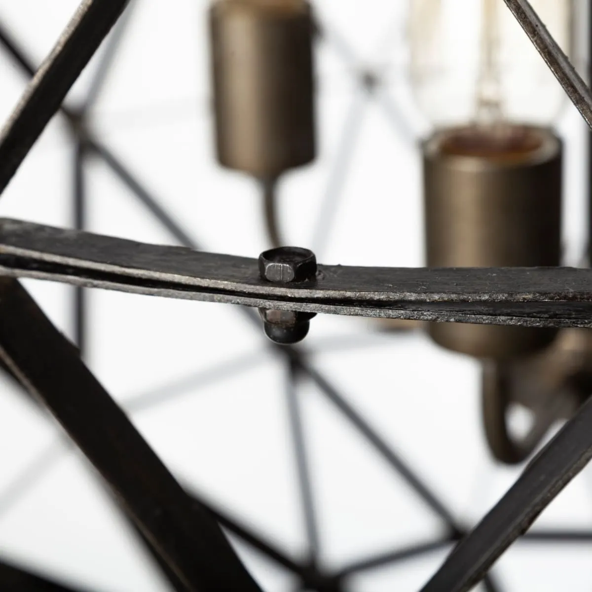Dyson Chandelier Black Metal