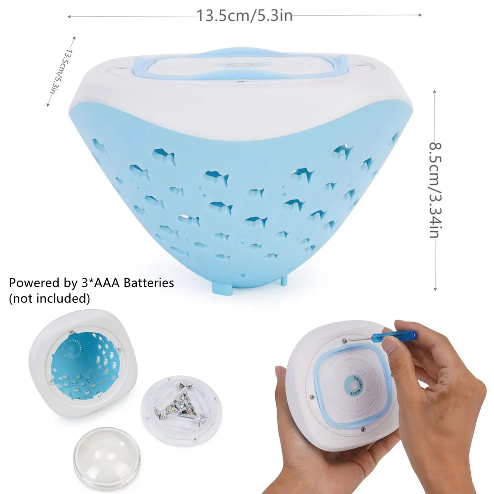 Fish Projection Bathtub Light