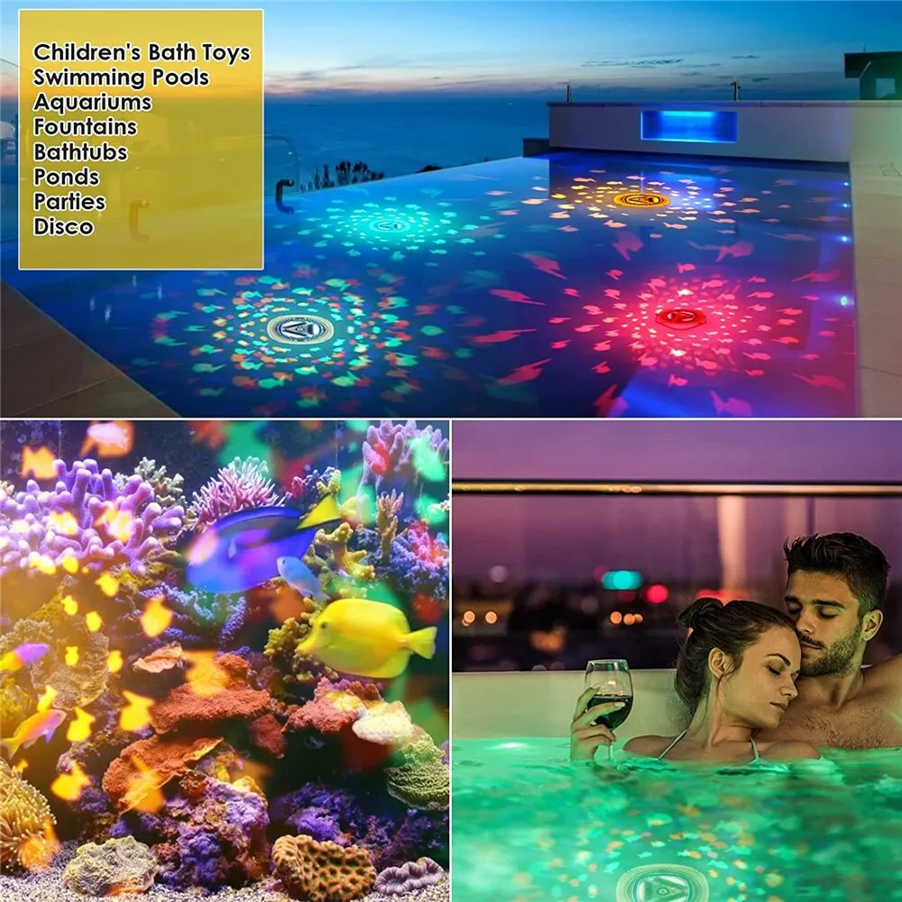 Fish Projection Bathtub Light