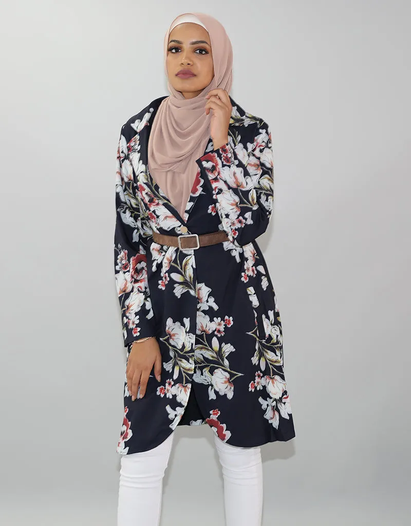 Floral Print Jacket