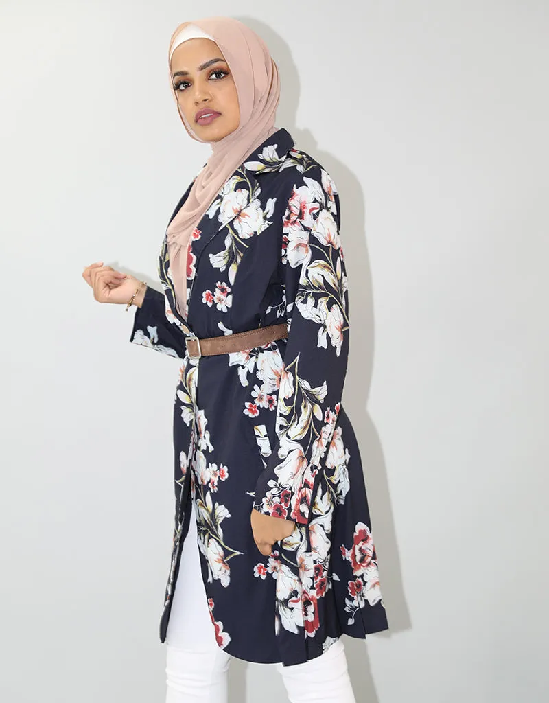 Floral Print Jacket