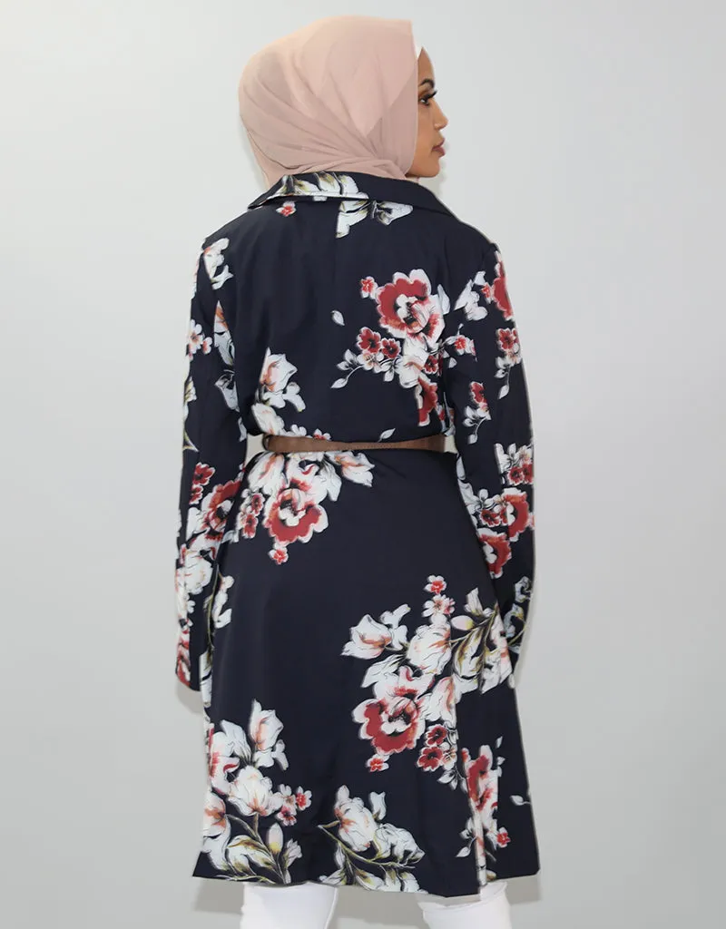 Floral Print Jacket