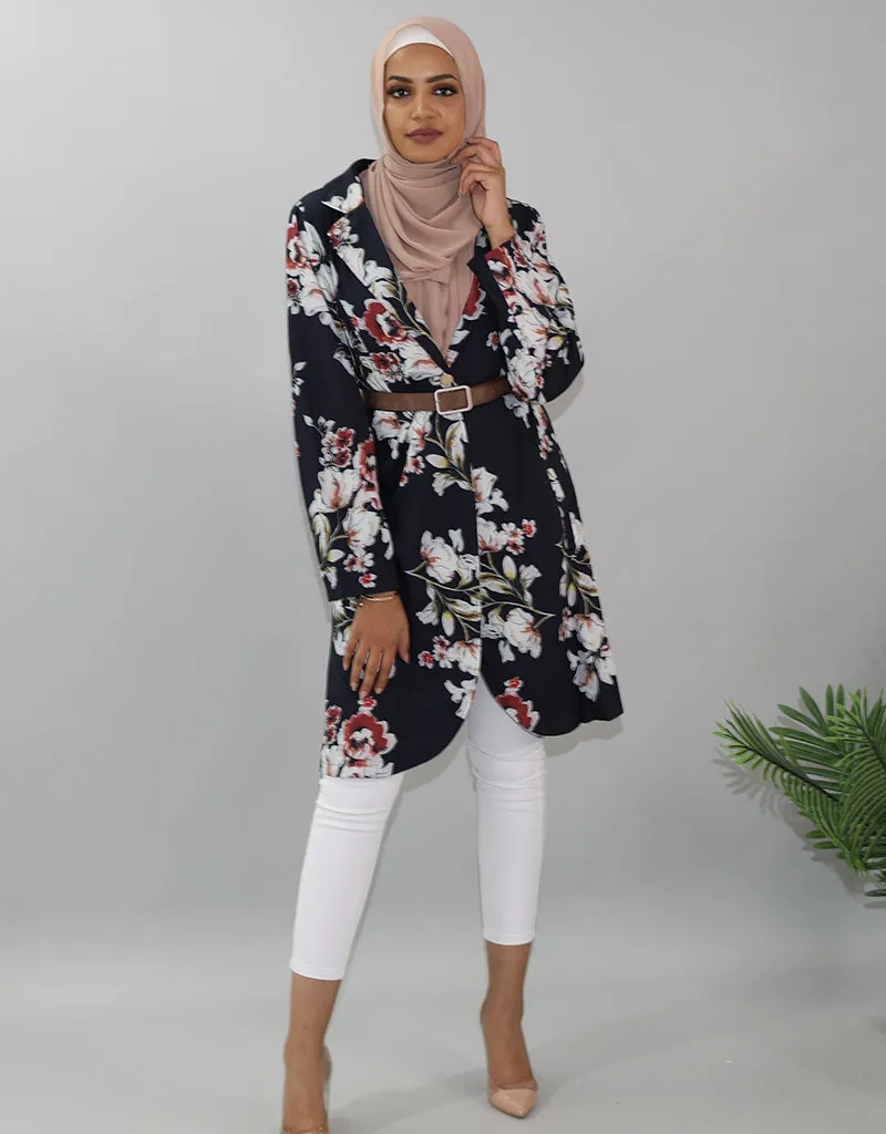 Floral Print Jacket