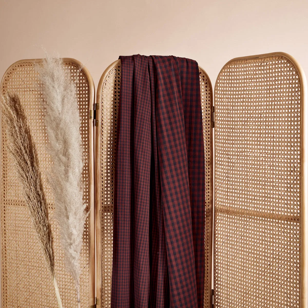 Gingham Double Gauze - Atelier Brunette - Night Rust