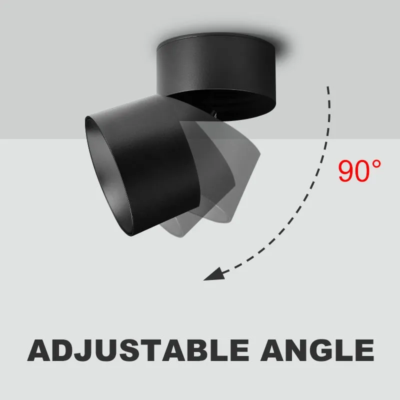 Led Spot Light 220V Spotlight Lamp COB Ceiling Spots Focus Led Downlights Foldable Fixture Down Lights Indoor Lighting For Home