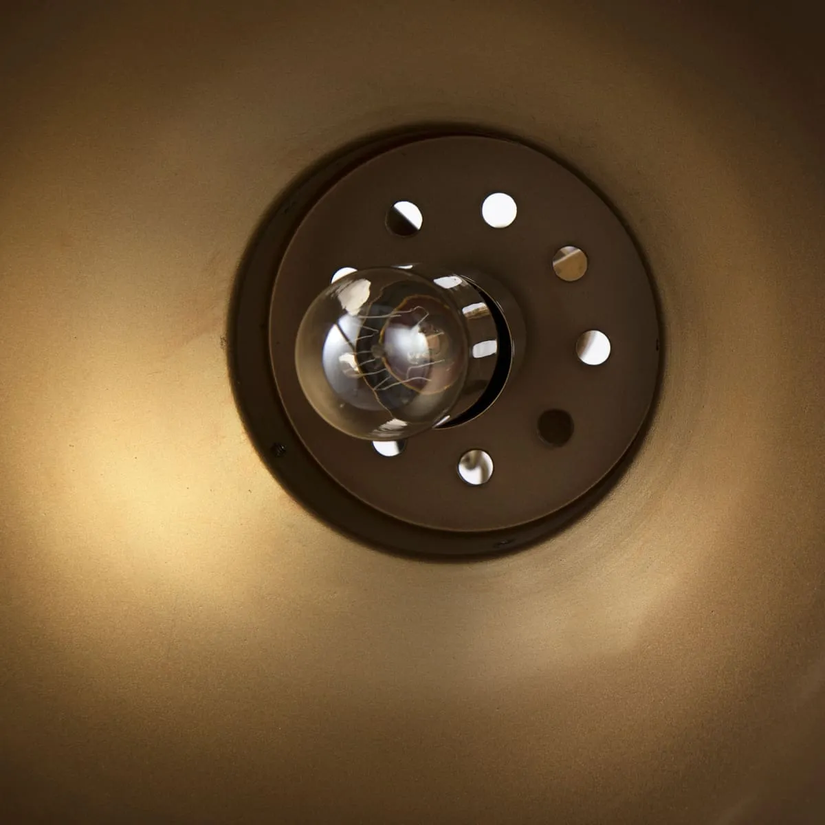 Leighton Pendant Light Gold Metal | Glass Globe