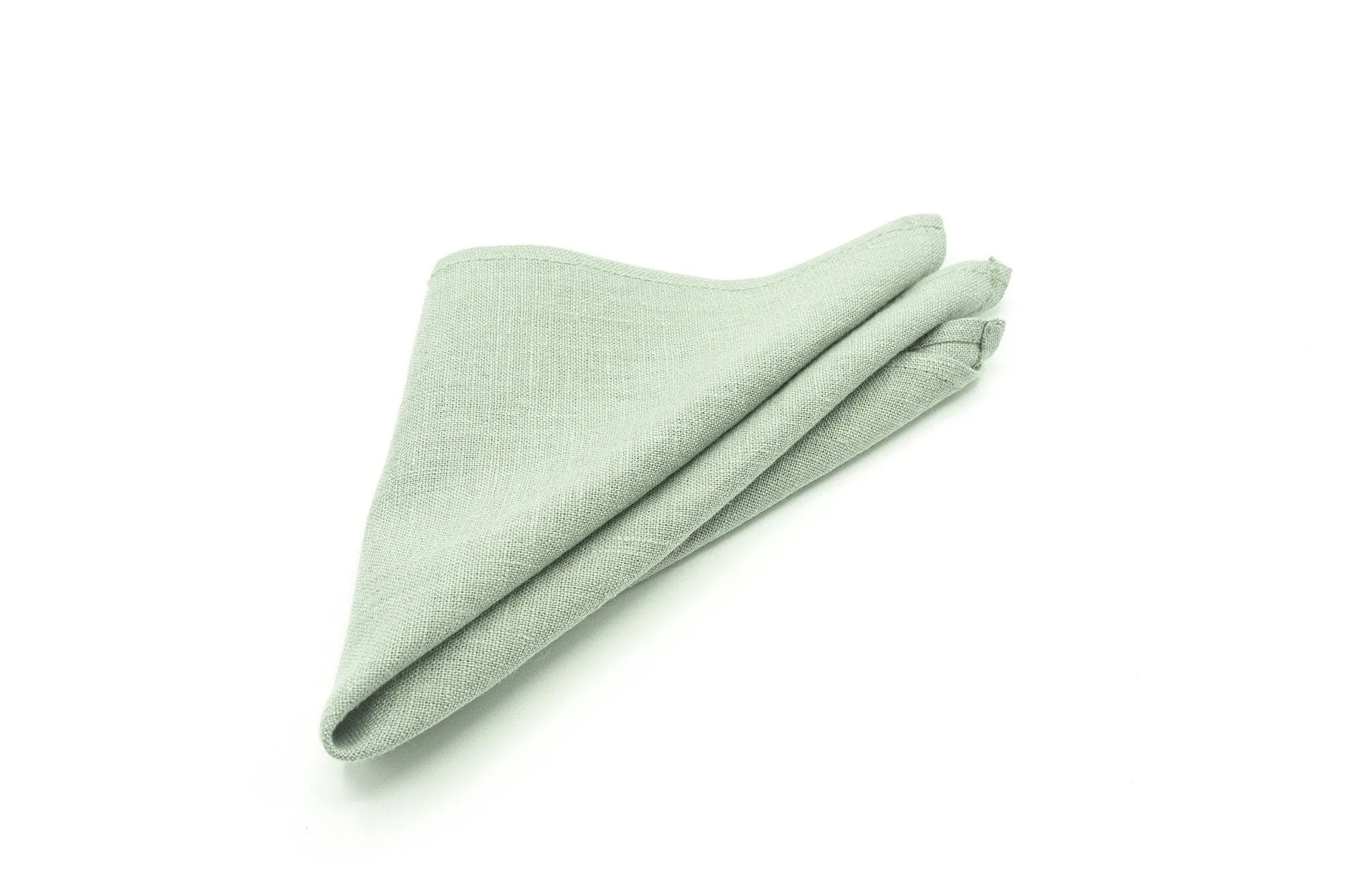 Light Sage Green Bow Tie and Pocket Square Set