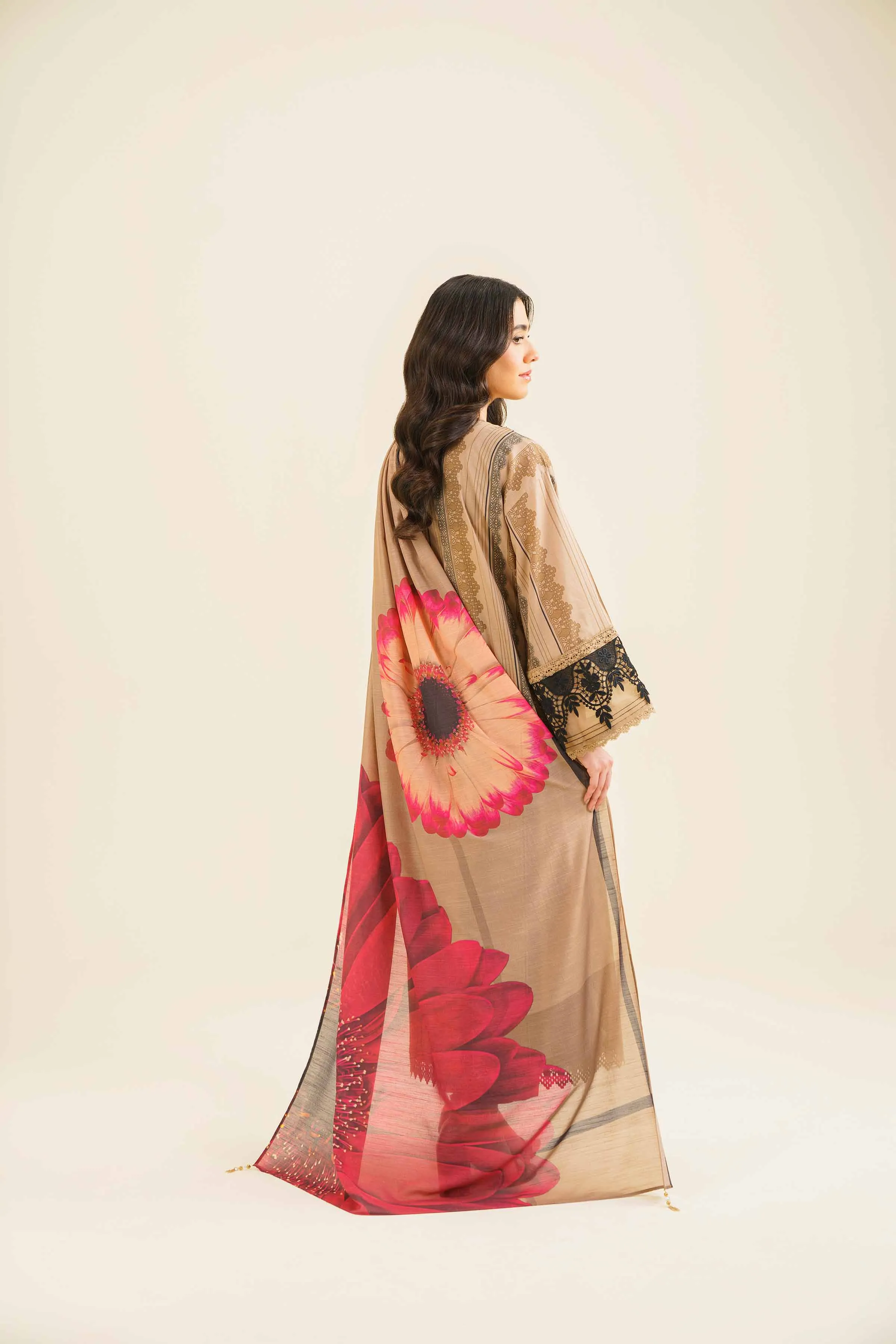 Nishat Linen Spring/Summer Lawn – 2 Piece - Printed Suit With Laces - 42401598