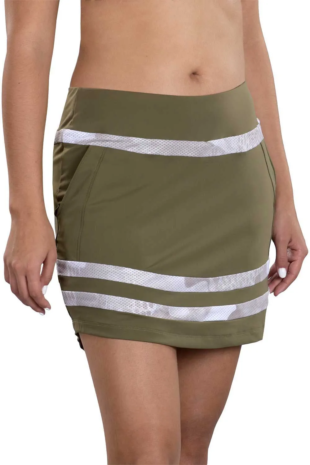 Olive Kaki Skort - FINAL SALE