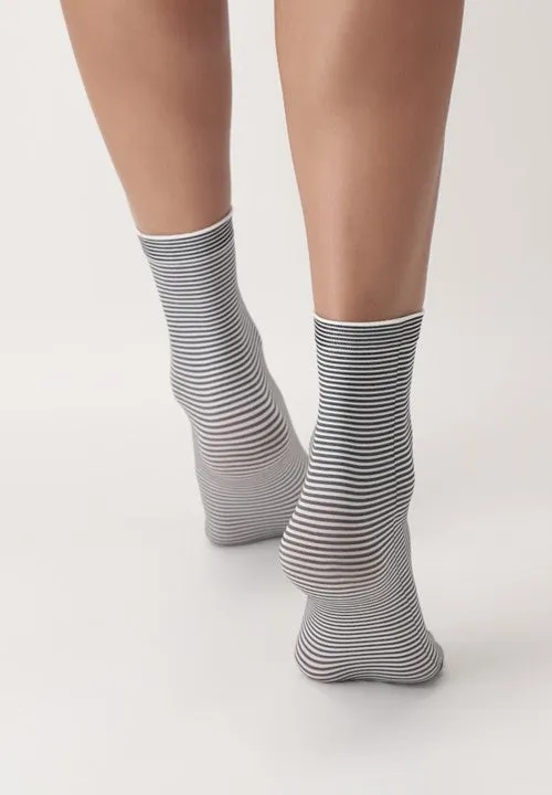 Oroblu Sale Twin Delight Socks (2 Pack) Blue VOBC67019