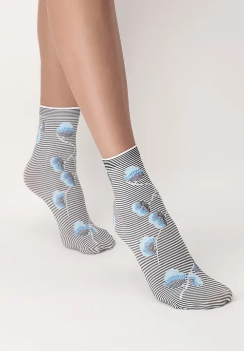 Oroblu Sale Twin Delight Socks (2 Pack) Blue VOBC67019