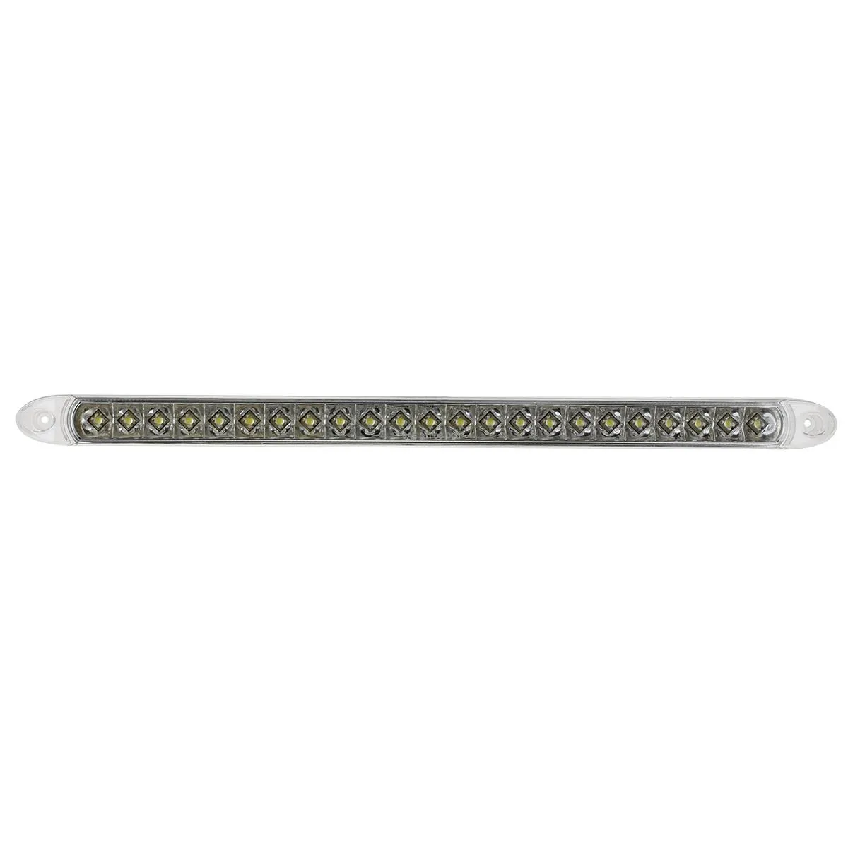 Partsam 2PCS 17" White 23LED Surface Mount Truck Reverse Backup Tail Light Bars Waterproof