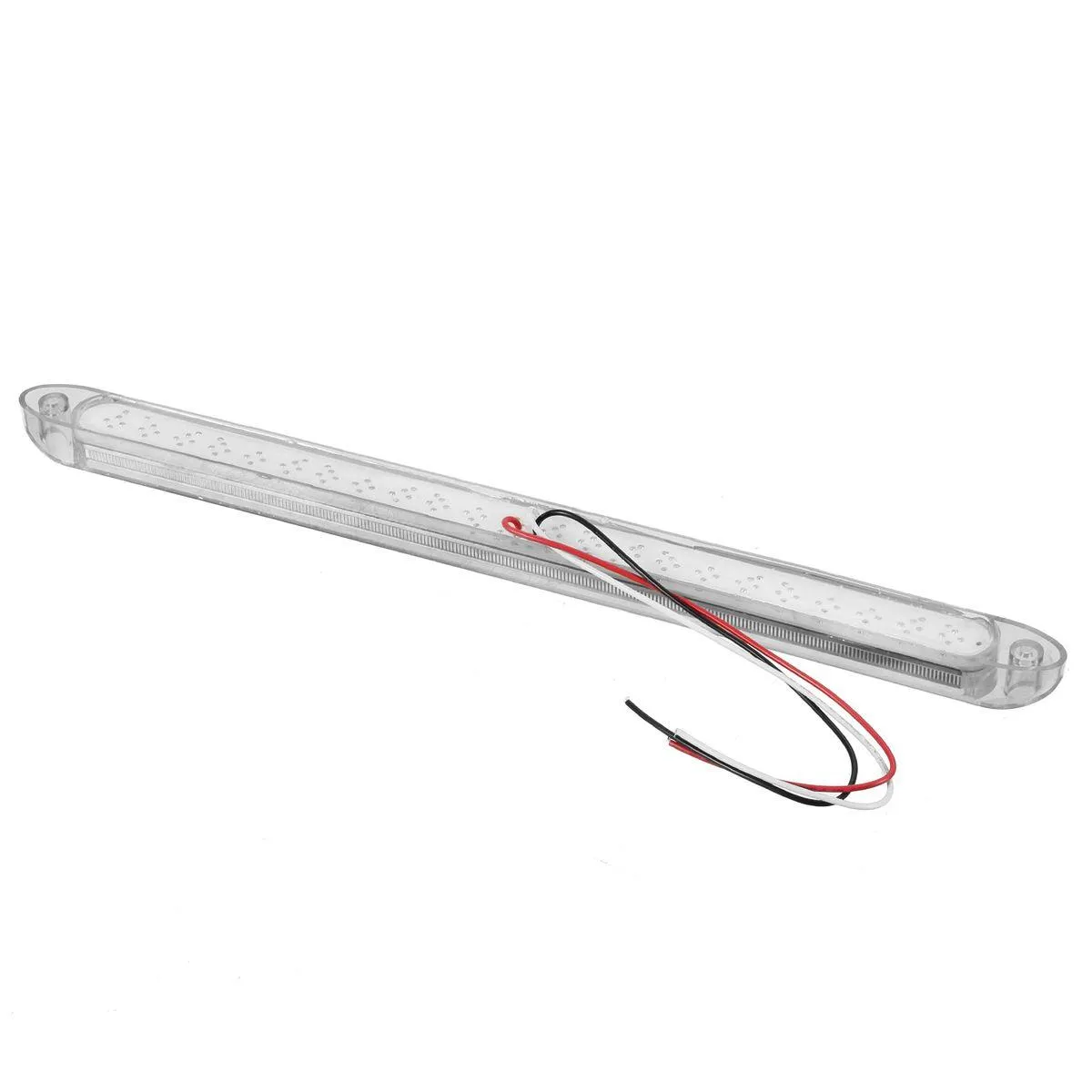 Partsam 2PCS 17" White 23LED Surface Mount Truck Reverse Backup Tail Light Bars Waterproof