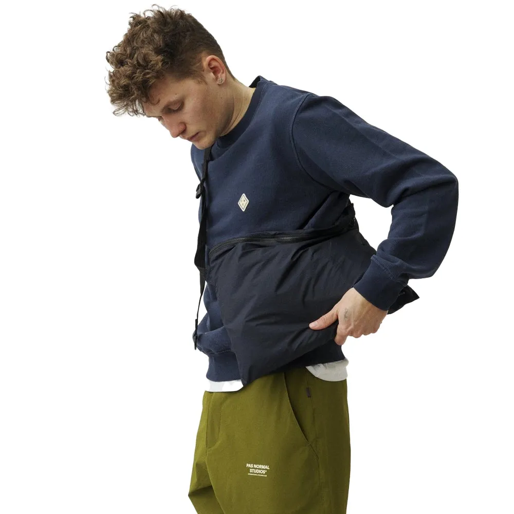 PAS NORMAL STUDIOS Off Race Patch Sweatshirt - Navy