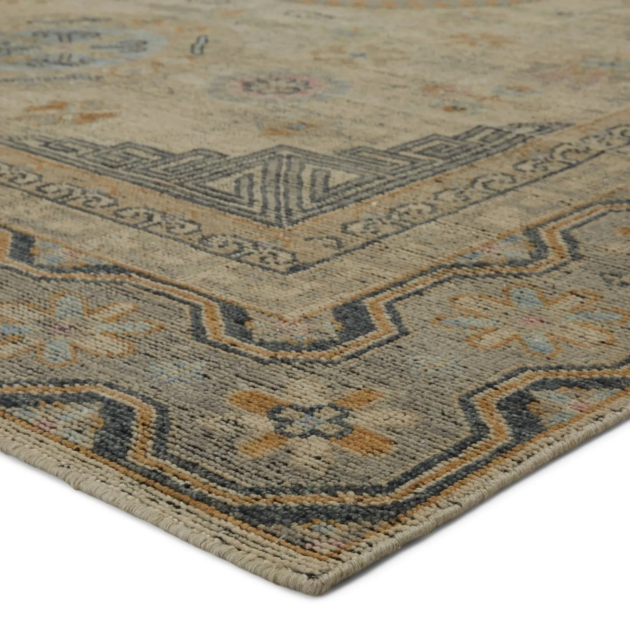Rhapsody RHA05 Blue/Yellow Rug