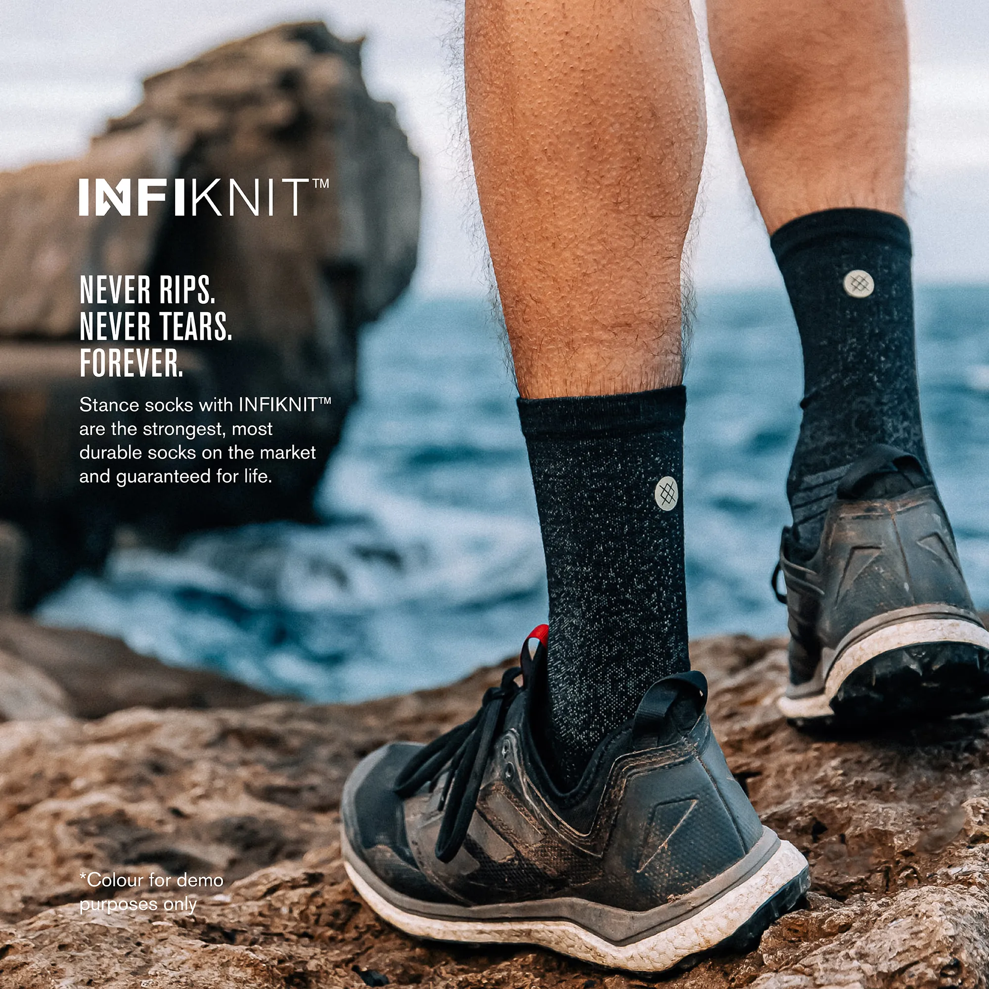 RUN WOOL CREW SOCK