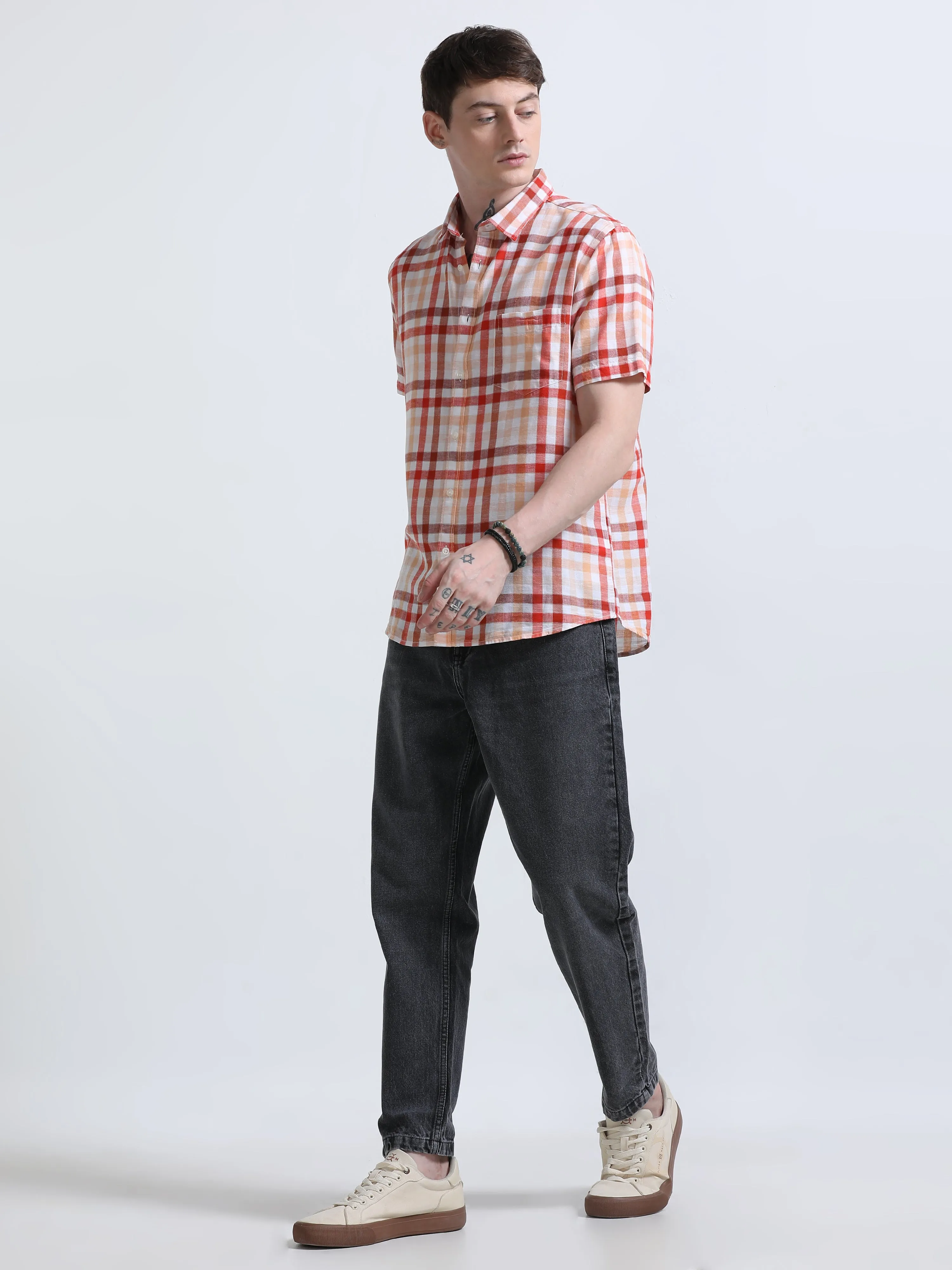 Rune - Relaxed Checks Shirt - Mavrix