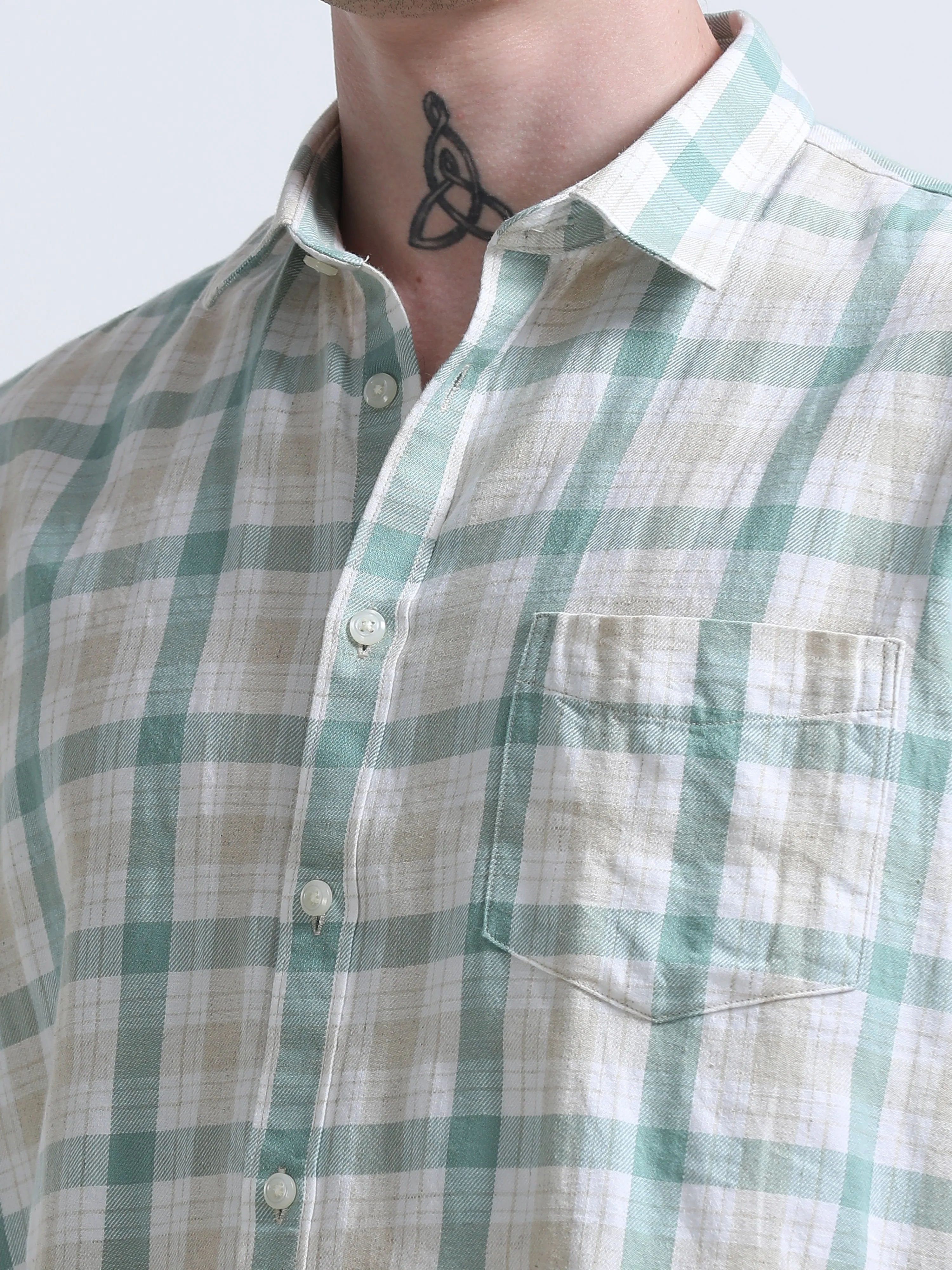 Rune - Relaxed Checks Shirt - Silque