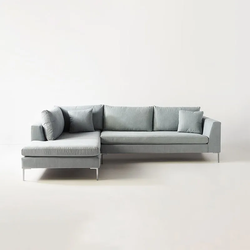 Snowhill 4 Seater Fabric L Shape Sofa For Living Room
