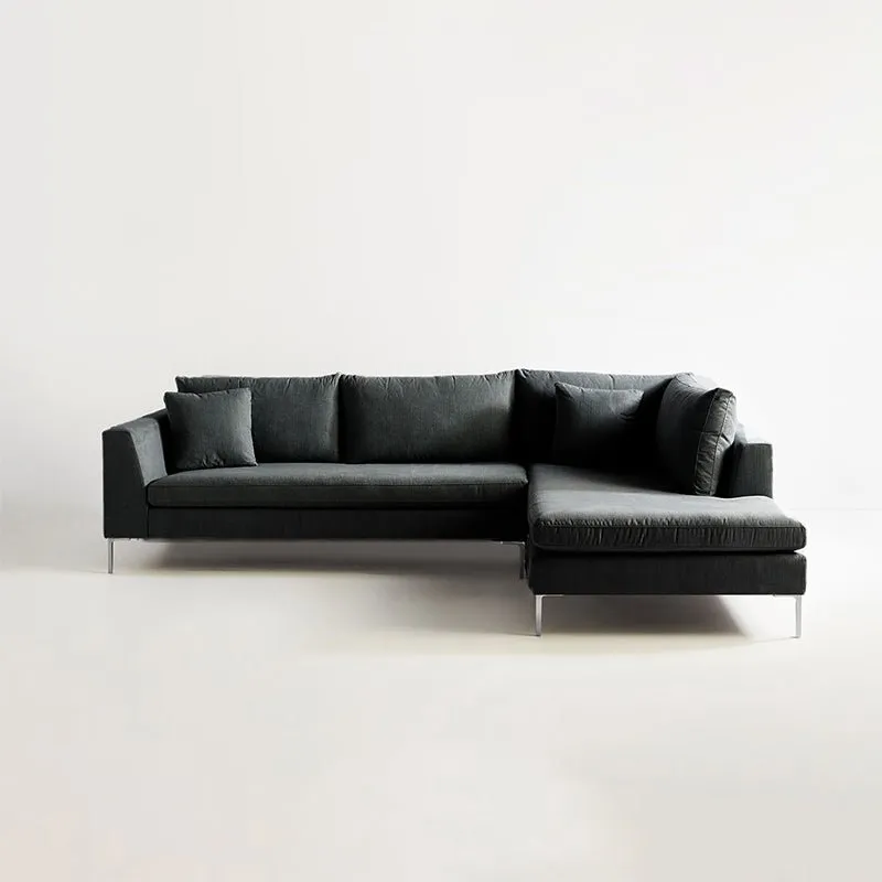 Snowhill 4 Seater Fabric L Shape Sofa For Living Room