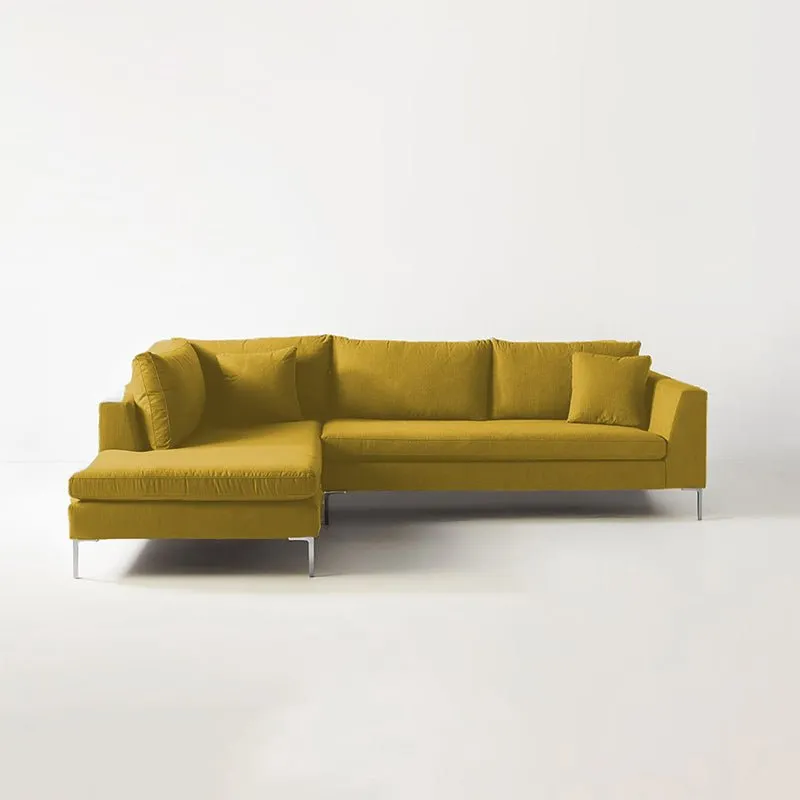 Snowhill 4 Seater Fabric L Shape Sofa For Living Room