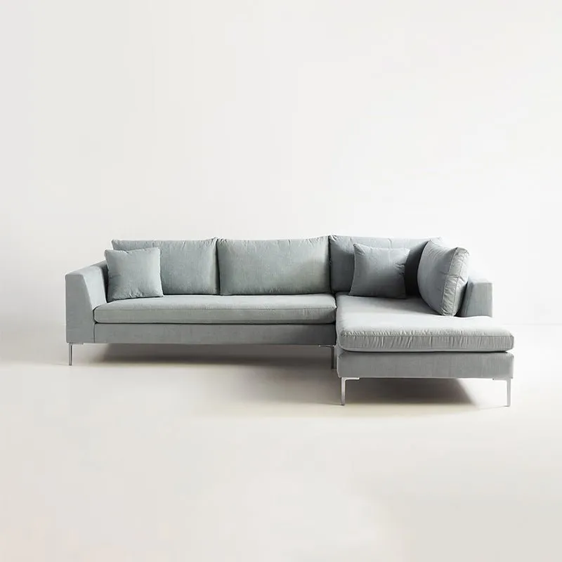 Snowhill 4 Seater Fabric L Shape Sofa For Living Room