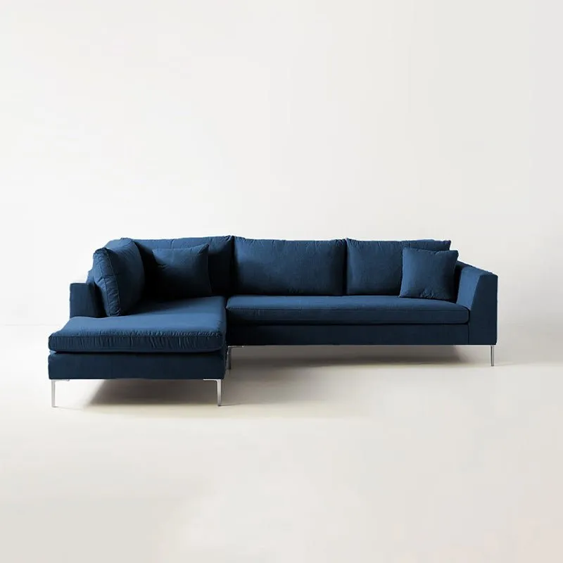 Snowhill 4 Seater Fabric L Shape Sofa For Living Room