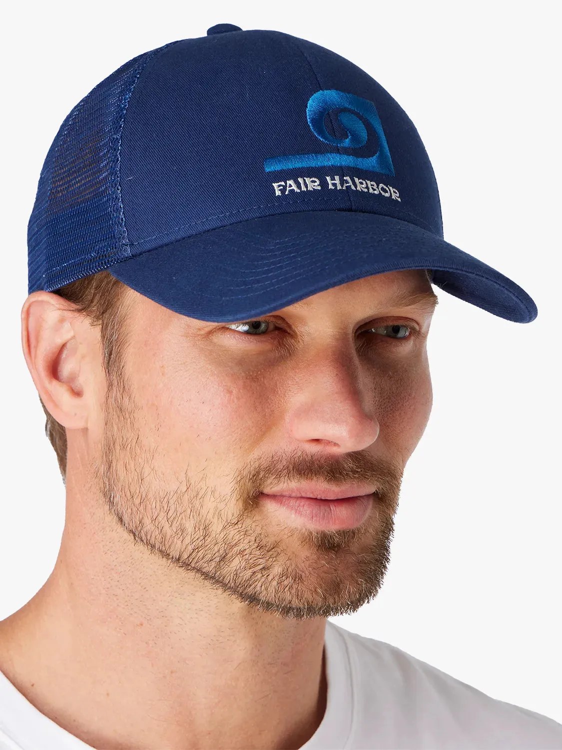 The Maritime Trucker Hat | Navy Wave
