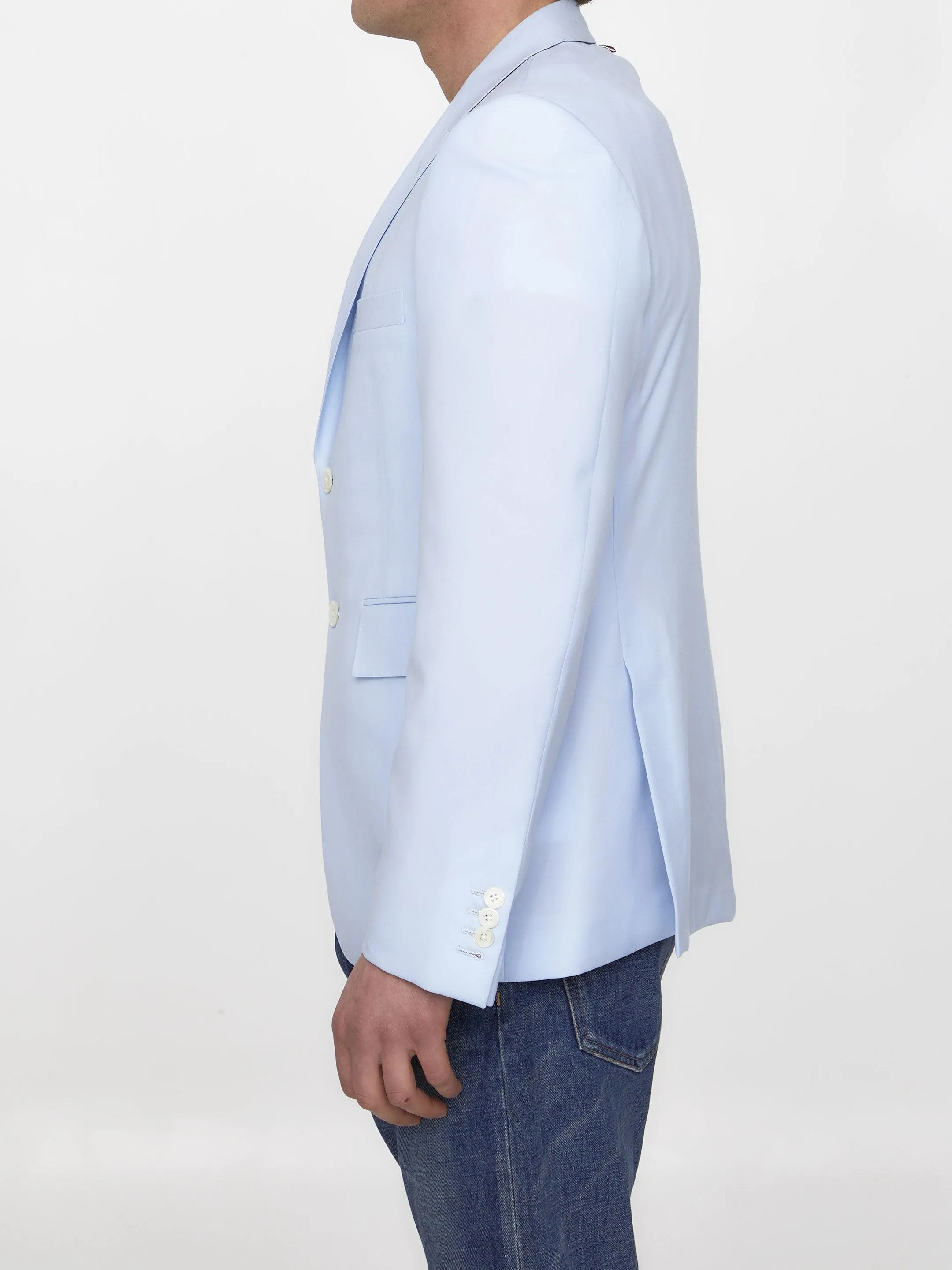 Thom Browne Single-breasted Wool Jacket