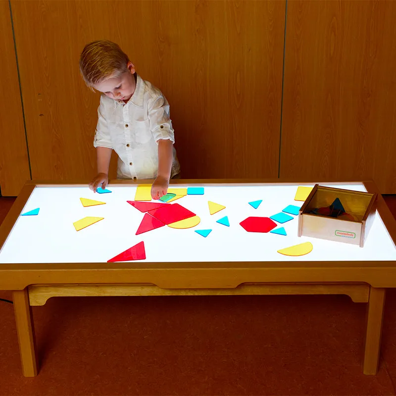 Translucent Geometric Shapes - 51 Pieces Set