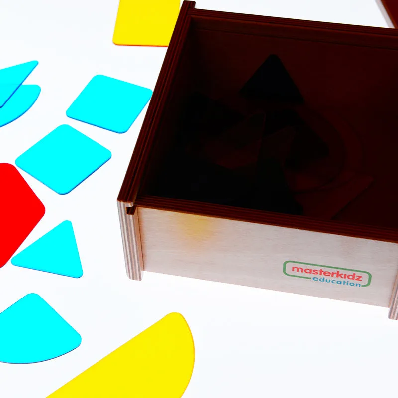 Translucent Geometric Shapes - 51 Pieces Set