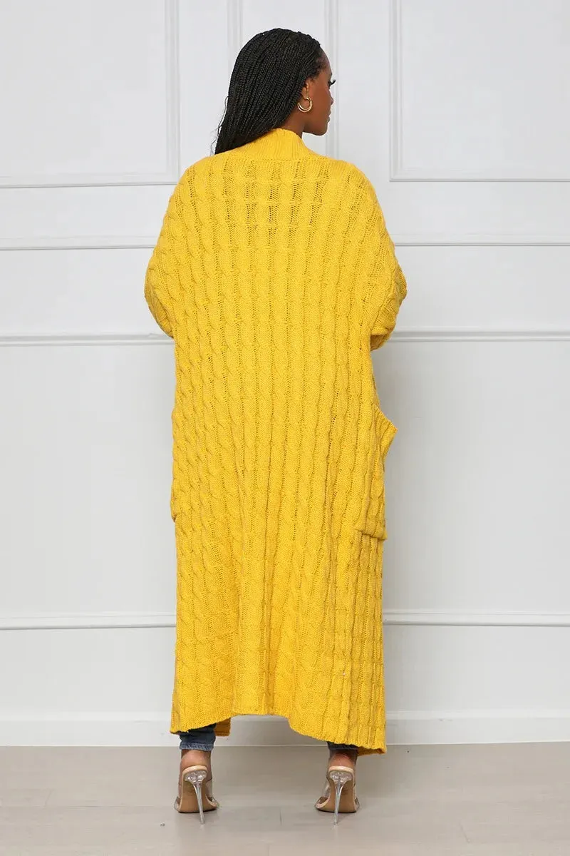 Trendy Knitted Cardigan Loose V-Neck Sweater Jacket