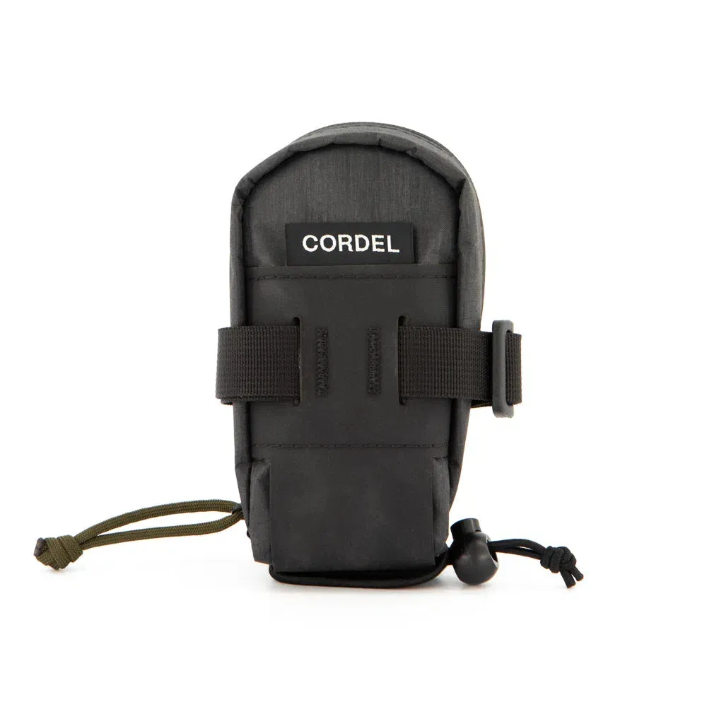 VELODROM RaceDay by Cordel Saddle Bag - Heavy Graphic Black/Sand
