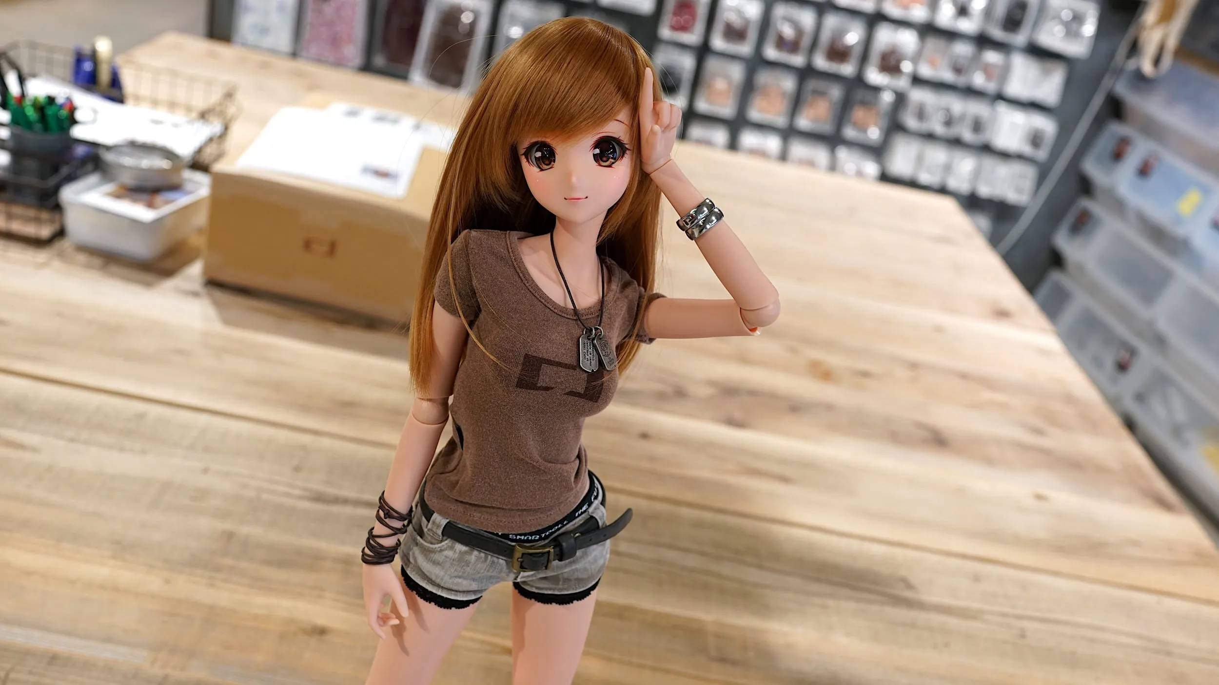 Weathered CJ T-Shirt (Brown)